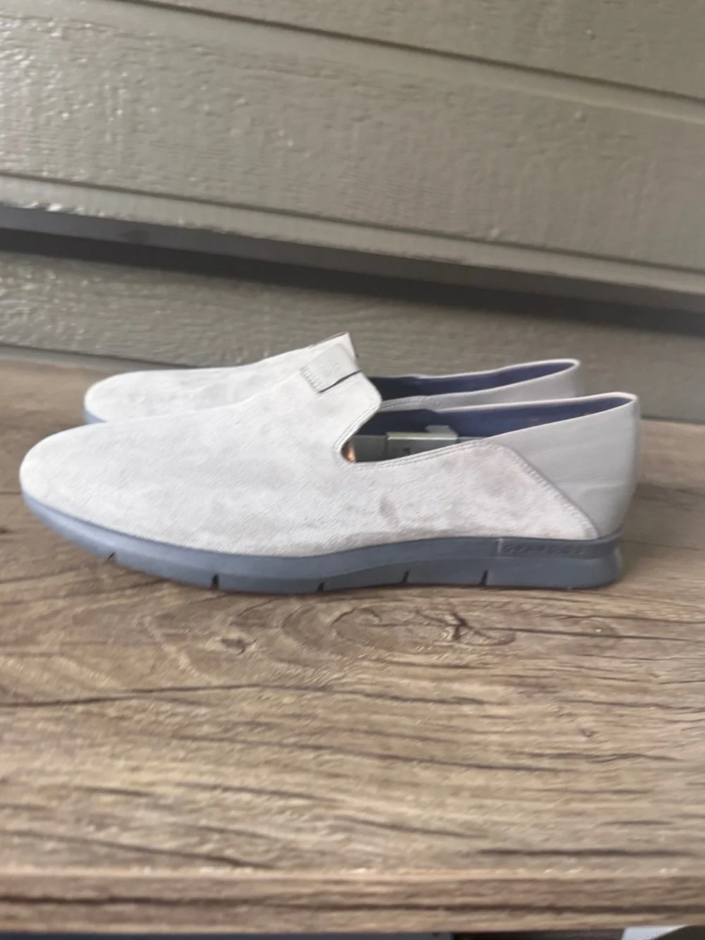 Grand . OS Women’s Slip-On Casual Shoes in Light Gray size 9 B
